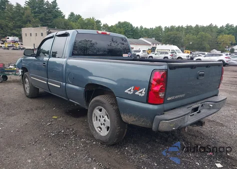 2006 Chevrolet Silverado 1500 Lt1 из США, поврежденный, VIN 2GCEK19B661345055
